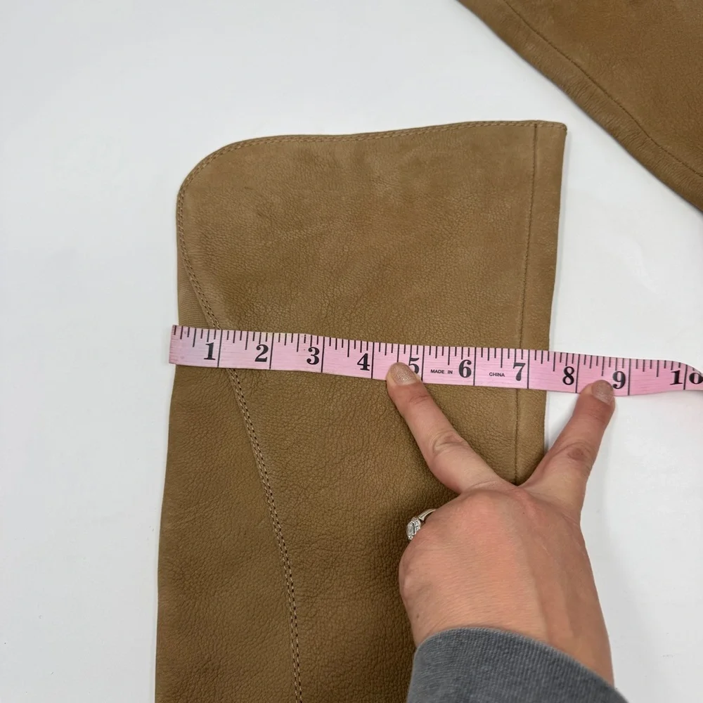 Lucky Brand Havaso Tan Over the Knee Leather Boots